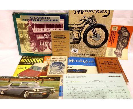 Small collection of motoring related books. P&amp;P Group 2 (£18+VAT for the first lot and £3+VAT for subsequent lots) 