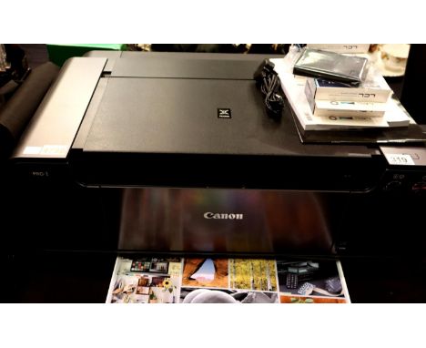 Canon Pixma PRO1 professional A3+ photo printer with spare inks and cover. Not available for in-house P&P, contact Paul O'Hea