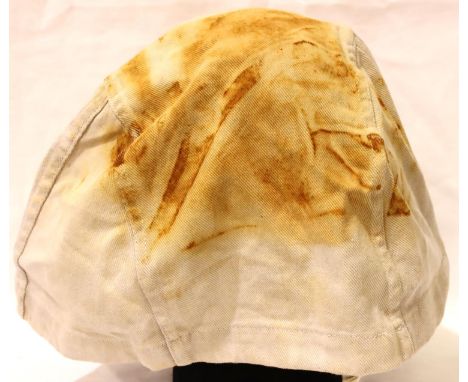 WWII German Winter Helmet Cover as used on the Eastern Front &amp; the Bulge etc. P&amp;P Group 1 (£14+VAT for the first lot 