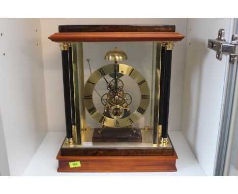 Good quality Woodford Clock with Brass Skeleton movement 