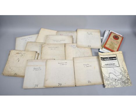 A Collection of Various Military Edition Ordnance Survey Maps, Vintage Road Maps Etc 