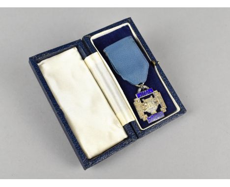 A Silver and Enamel Medal, Long Service for the National Operatic and Dramatic Association 