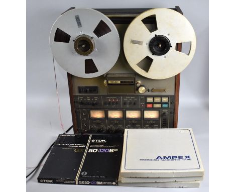 A Vintage Teac A-3440 Reel to Reel Tape Recorder, Four Channel Simul-sync Recording 