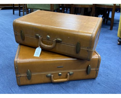 TWO VINTAGE SAMSONITE SUITCASES
