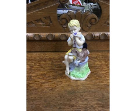ROYAL WORCESTER FIGURE OF JUNE, modelled by Freda Doughty, 16cm high