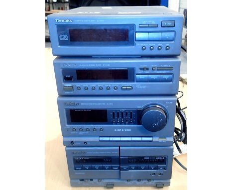 Technics SU-CH9 mini system with CD and twin cassette. Not available for in-house P&P, contact Paul O'Hea at Mailboxes on 019