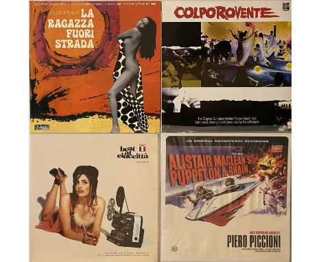 ITALIAN SOUNDTRACK RARITY LPs. Sensuous selection of 4 x killer LPs. Titles are Piero Piccioni - Colpo Rovente (1999 ltd edit