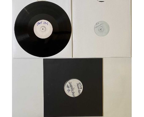 MASSIVE ATTACK - TOUR USED 12" TEST PRESSINGS. Here we have a superb pack of 3 Massive Attack 12" instrumental test pressings