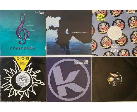 EUROPEAN HOUSE/TRANCE/TECHNO 12'' COLLECTION. A diverse and deep grooved selection of around 83 x 12'' releases of European e