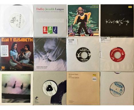 ELECTRONIC/ BREAKS/ DOWNTEMPO/ INTERNATIONAL - 7". An eclectic collection of around 41 7" singles. Artists/ titles include Th