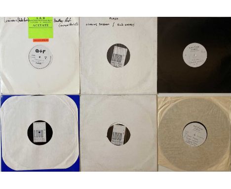 HOUSE/TRANCE - 12" ACETATES. A fantastic, unique selection of 14 x 12" acetate recordings. Artists/titles include Tilt - Angr