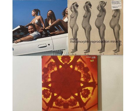 APHEX TWIN/BOARDS OF CANADA/CHRIST - LP/12" RARITIES. Super cool bundle of 2 x LPs plus 1 x 12" featuring Aphex Twin, Boards 