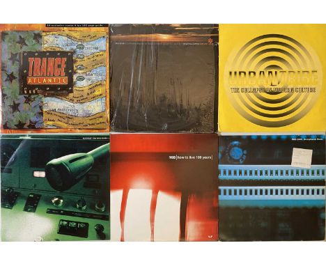 TECHNO/HOUSE/AMBIENT - LPs. Mega collection of 18 x (predominantly) LP releases loaded with rarities! Artists/titles include 