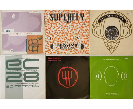EUROPEAN - HOUSE/TECHNO/TRANCE - 12". Dope collection of 51 x Euro twelves. With releases from the likes of Quin², DJ Sakin &