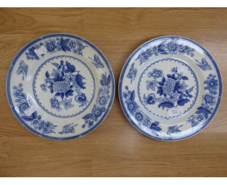 Railway interest, a pair of Spode Copeland plates, made for the Canadian Pacific steamer ship 'Heron' circa 1910-19 (2) 