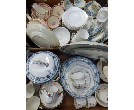 A collection of ceramics to include Hilditch style part tea service, circa 1825, a late 1920s Royal Stafford tea service (six