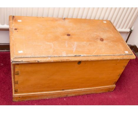 An early 20th century pine trunk