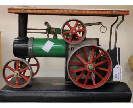 A Mamod Teia traction engine and draughtsman set (2) 