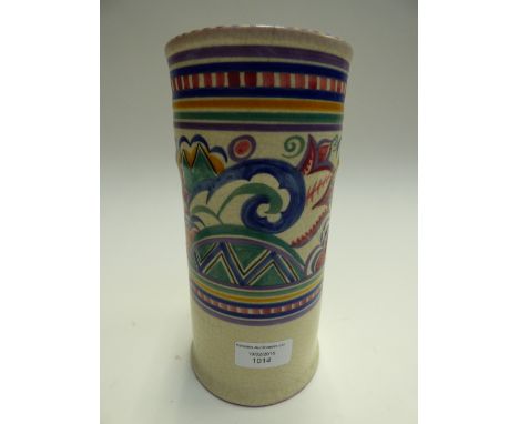 Poole Carter Stabler Adams cylinder vase, No. 206 