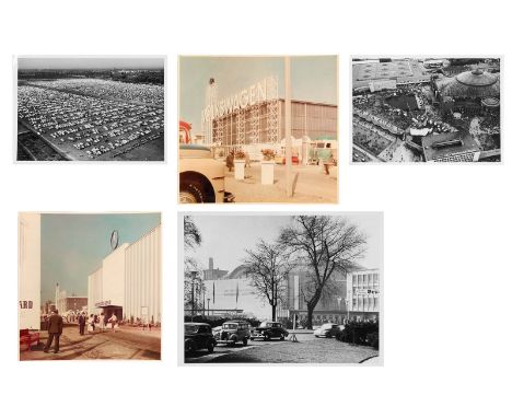 Konvolut von ca. 49 s/w- und Farbfotografien"Messe- und Industriefotografie 1953 (IAA)" Fotografen: FOTO Peter Ludwig Darmsta