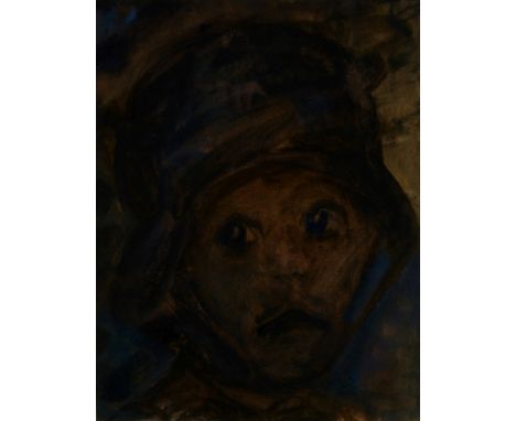 Aquarell/GouacheWilhelm Heise 1897 Bremen, ab 1944 vermisst "Portrait eines Soldaten" u. li. monogr. u. dat. WH 23 45 x 34 cm