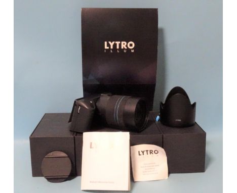 A Lytro Illium B5 First Edition Light Field digital camera, serial no.B5144802830, with f2 30-250mm lens, (boxed). 