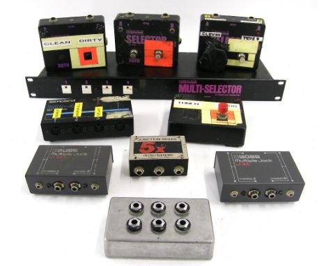 Whirlwind four channel multi-selector rack unit; together with four Whirlwind A/B selector switches all in poor/altered condi