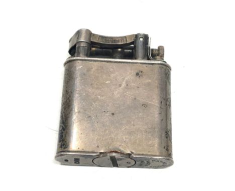 Antique hallmarked silver Dunhill cigarette lighter london silver hallmarks 