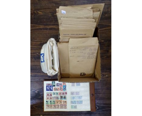 A box containing a quantity of mainly South African, Rhodesian and Zimbabian stamps and first day covers (1)