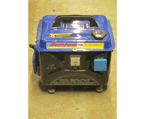 A Suntomsge 1000 generator with four stroke engine (probably never used)