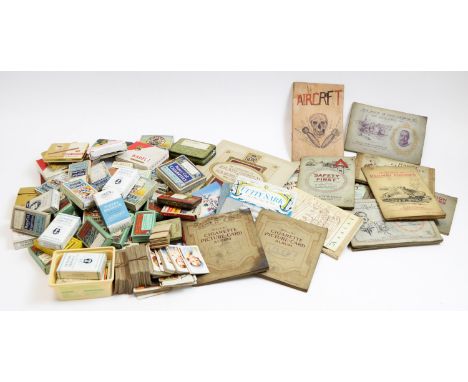 Cigarette cards by John Player &amp; Sons, Wills, Senior Service, Churchman, etc., loose and in albums; together with tea car