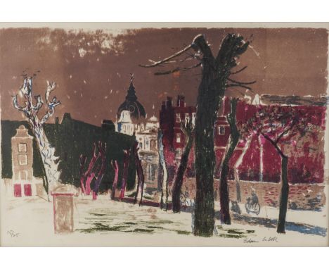 EDWIN LA DELL (BRITISH, 1914-1970)Brompton Oratory
signed in pencil 'Edwin La Dell' (lower right) and numbered in pencil '15/