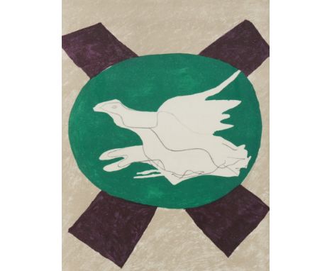 GEORGES BRAQUES (FRENCH, 1882-1963)Oiseau Sur Fond de X
lithograph
inscribed (to mount)
30.5 x 23.5cm
ARR