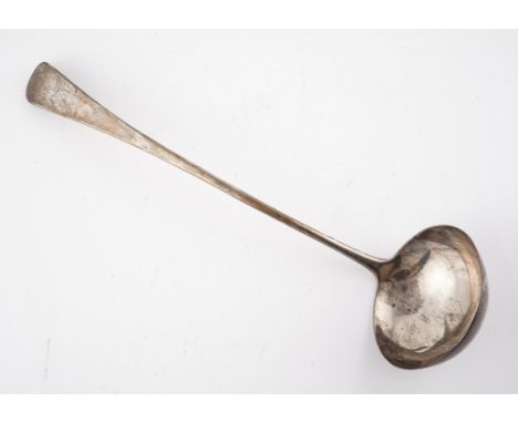 A GEORGE III SILVER SOUP LADLEOld English pattern, London 1809, weight 174 gmsProvenance: Shakenhurst Hall, Cleobury Mortimer