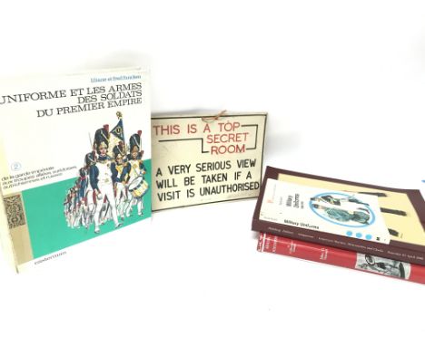 A Collection of books including Rene North Military uniforms, Habsburg Feldman Antiquorum Important watches, wristwatches and