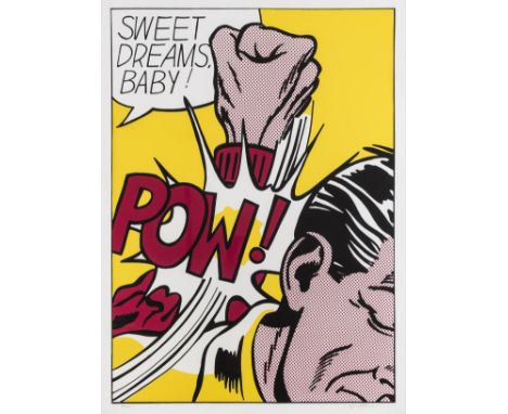 Roy Lichtenstein (1923-1997)Sweet Dreams Baby! (Corlett 39)Screenprint in colours, 1965, signed and numbered from the edition