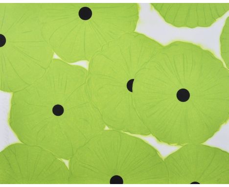 ** Donald Sultan (b.1951)Ten Greens, March 20Screenprint in colours, 2006, signed and inscribed PP in pencil, one of ten prin