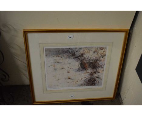 Framed signed limited edition print after Mcphail