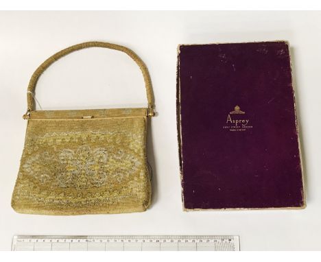 VINTAGE ASPREY CLUTCH BAG IN BOX