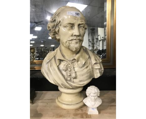 BUST OF SHAKE SPHERE ''THE BARD'' - 54 CMS