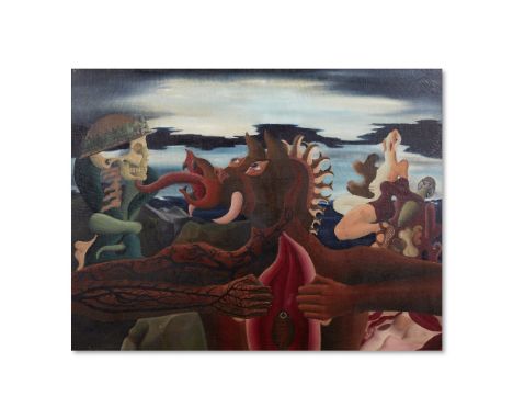 KIT BARKER (1916-1988)Sans titre signé et daté 'Barker '41' (en bas à gauche)huile sur toilePeint en 1940signed and dated 'Ba