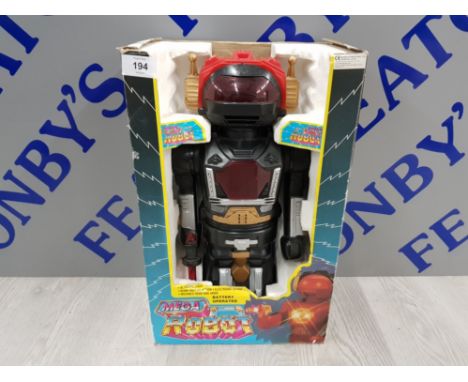BATTERY OPERATED MEGA ROBOT IN ORIGINAL BOX