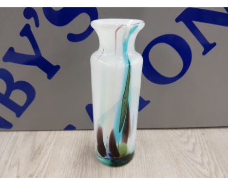 HOLMGAARD TALL CASCADE VASE BY PER LUTKEN 20 CM HIGH