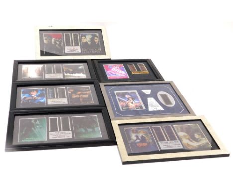 Framed 35mm film cells, limited edition 1000, comprising The Lord of The Rings, Fellowship of The Ring series two, Matrix Rev