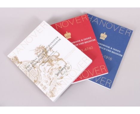 Auktionskatalog Auktionshaus Sotheby's, „Das Königshaus von Hannover", 3 Bände komplett im Schuber mit beiliegender CD, Aukti