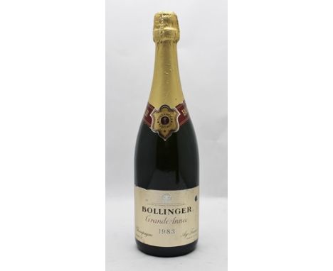 BOLLINGER 1983 vintage champagne, 1 bottle 