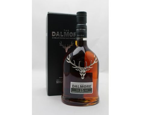 THE DALMORE Highland Malt Scotch Whisky, aged 15 years, 40% vol., 1 bottle boxed 