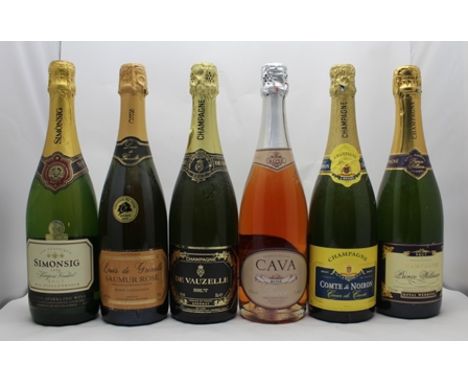 PRINCE WILLIAM Brut Champagne, NV Royal Wedding, 1 bottle COMTE DE NOIRON NV Brut, 1 bottle DE VAUZELLE NV Brut, 1 bottle SIM