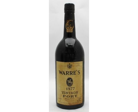 WARRE'S 1977 vintage port, 1 bottle 