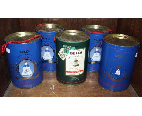 A group of 5 Bells old scotch Whisky ceramic decanters, including three relating to Princess Eugenie, one to Princess Beatric